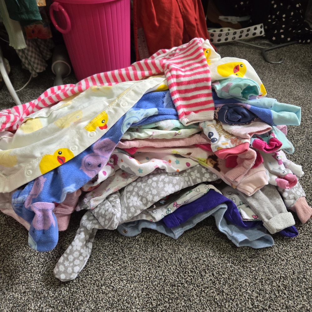 Colorful Baby Onesies with Duck Print